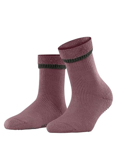 FALKE Damen Cuddle Pads W HP Baumwolle Wolle Rutschhemmende Noppen 1 Paar Stoppersocken, Grün (Fjord 7475), 35-38 im Sale